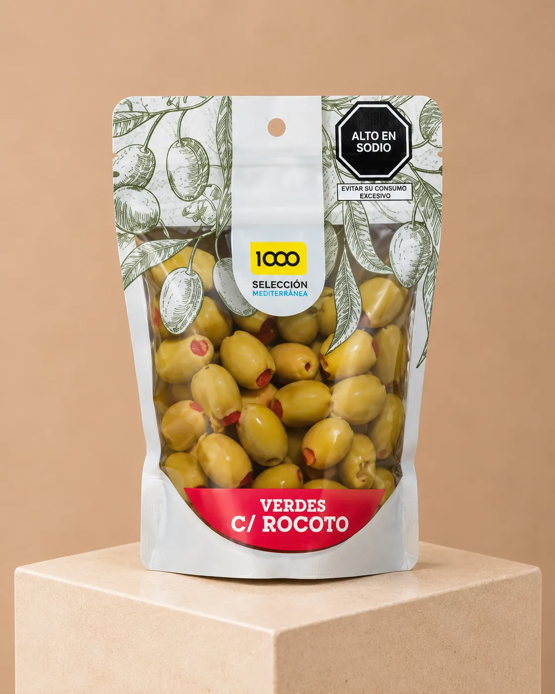 Aceitunas Verdes con Rocoto