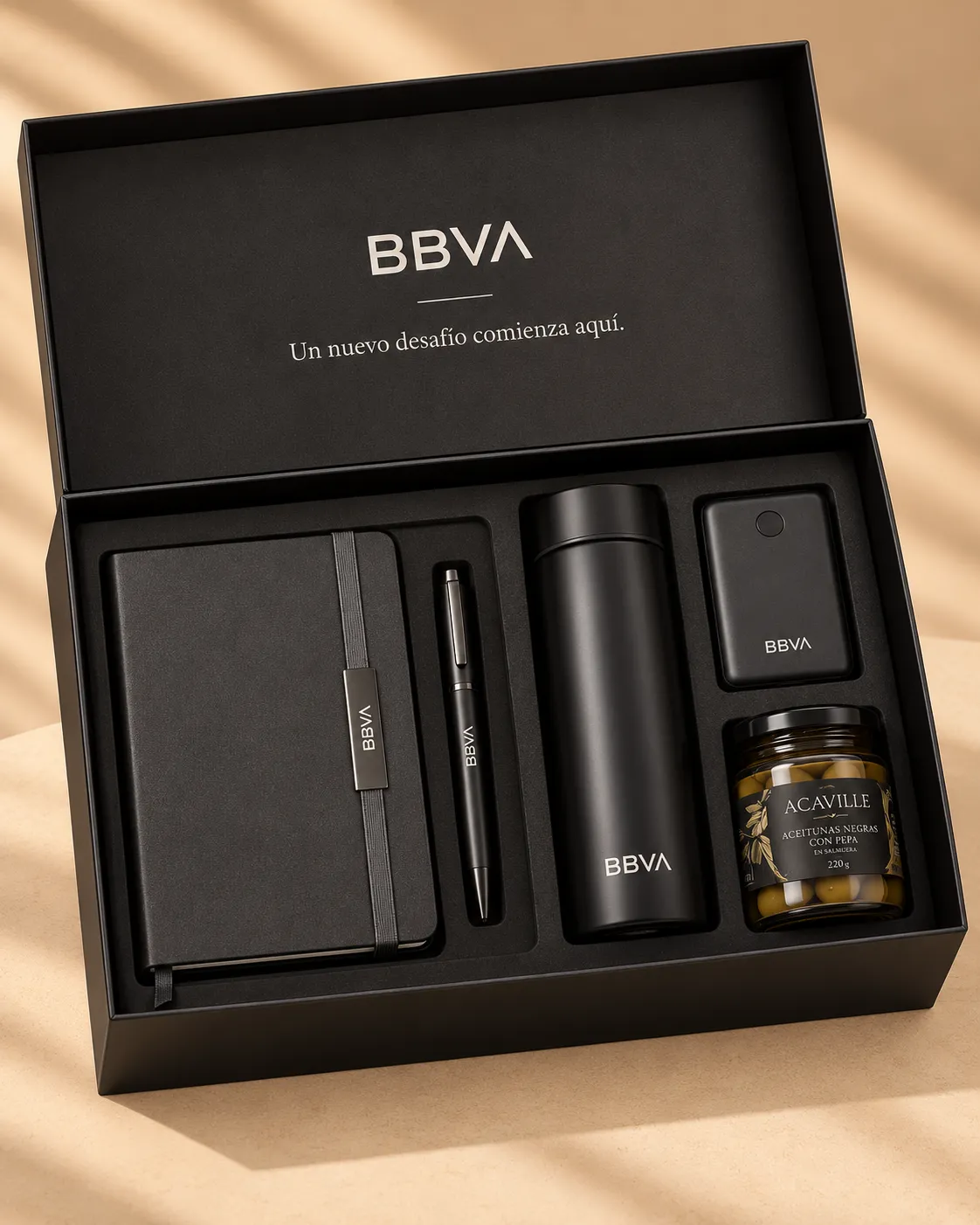 Kit de bienvenida corporativo Despegue para onboarding BOXIA