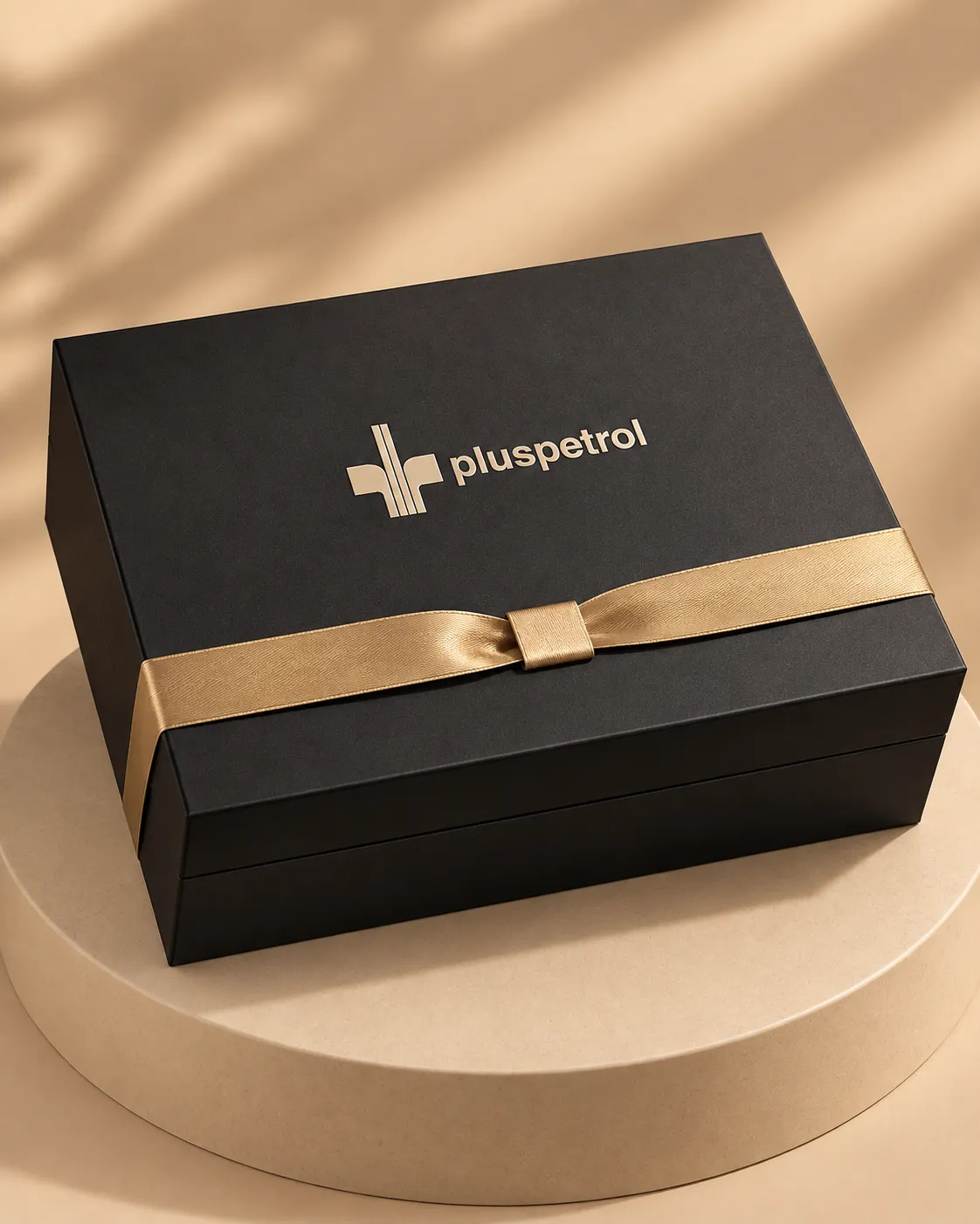 Caja rígida premium personalizada Golden