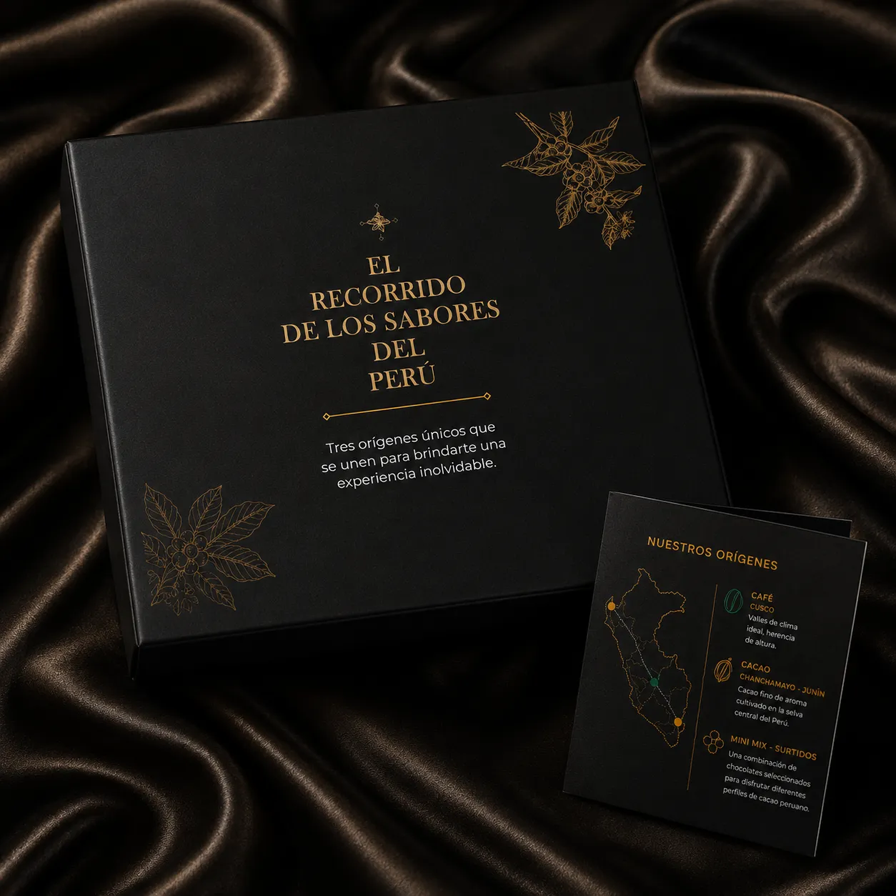 Caja rígida personalizada Sabores que Conectan
