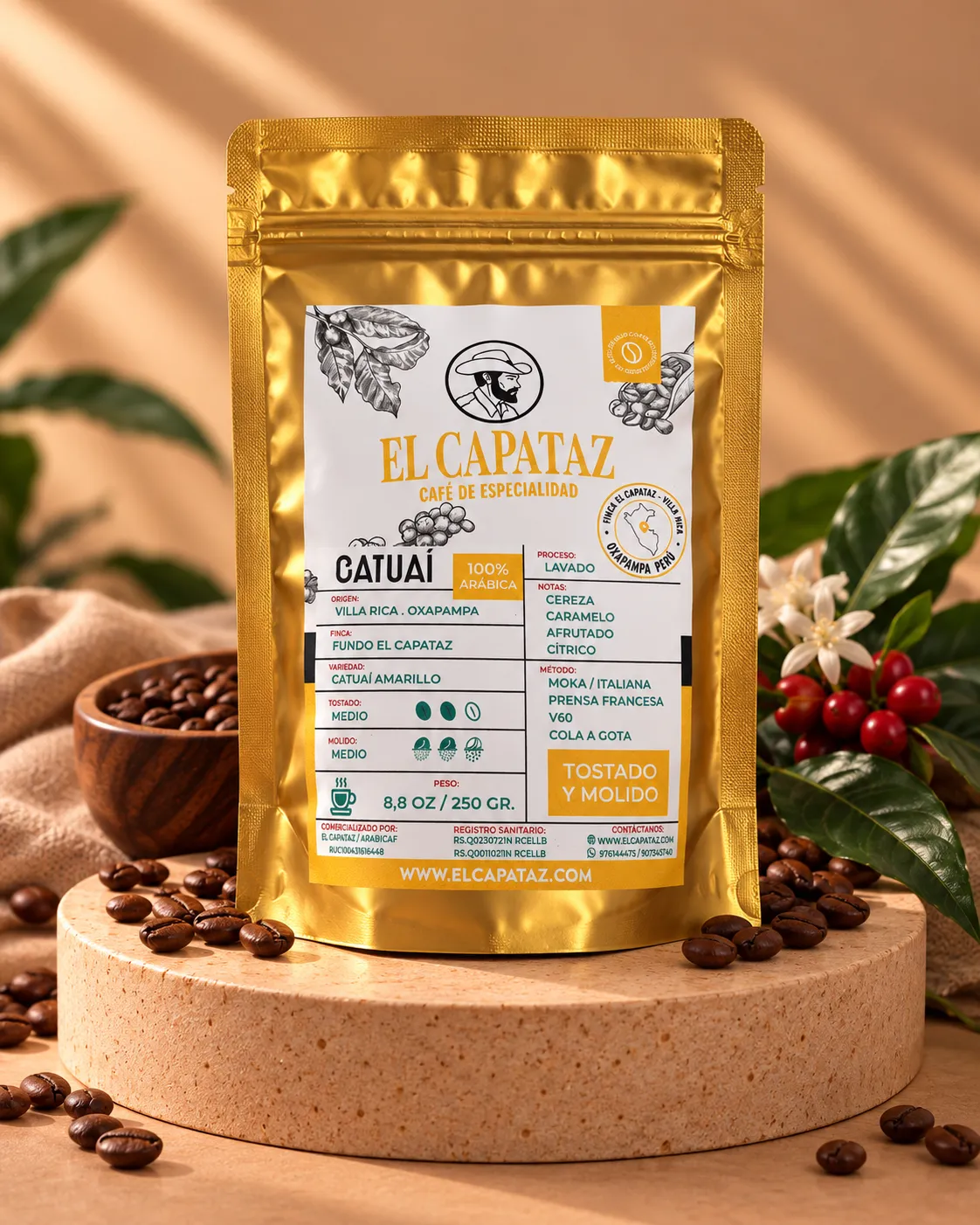 Café El Capataz Catuaí 100% Arábica