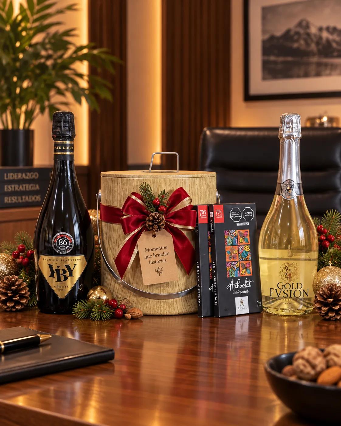 Hielera navideña para regalos empresariales BOXIA