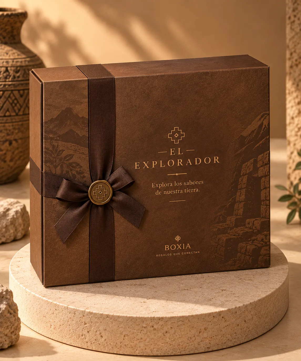 Caja rígida personalizada El Explorador