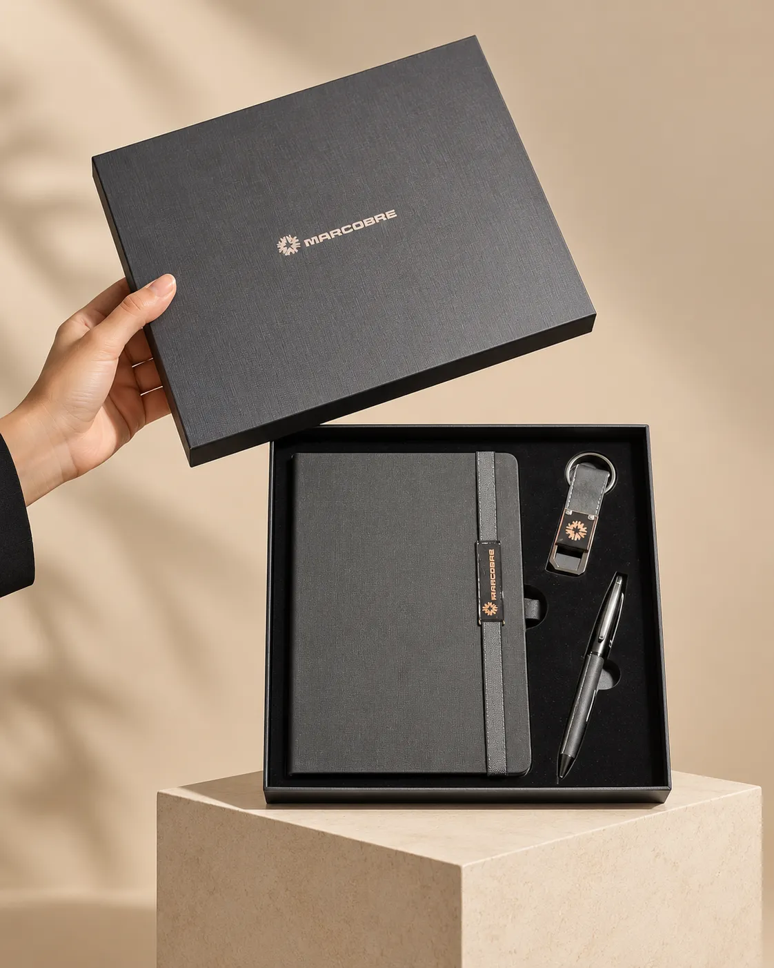 Kit Elegante de regalos corporativos BOXIA
