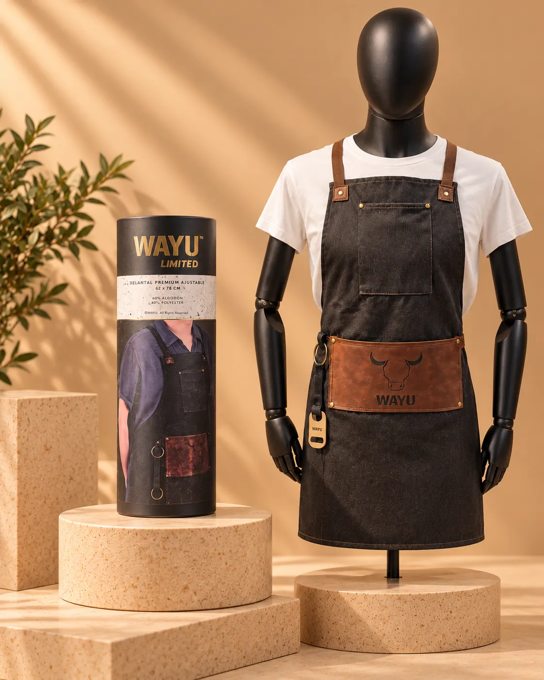 Mandil WAYU Limited para regalo corporativo parrillero