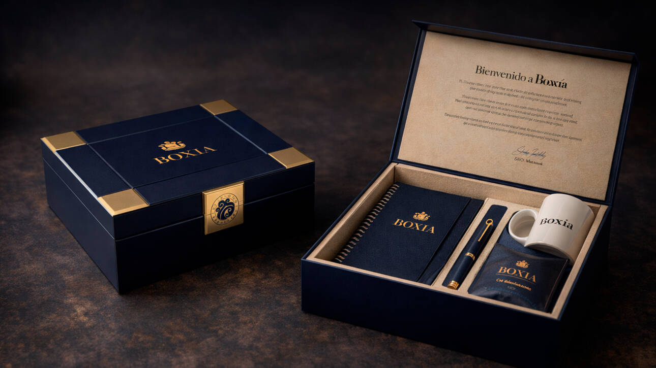 Cajas corporativas gourmet personalizadas