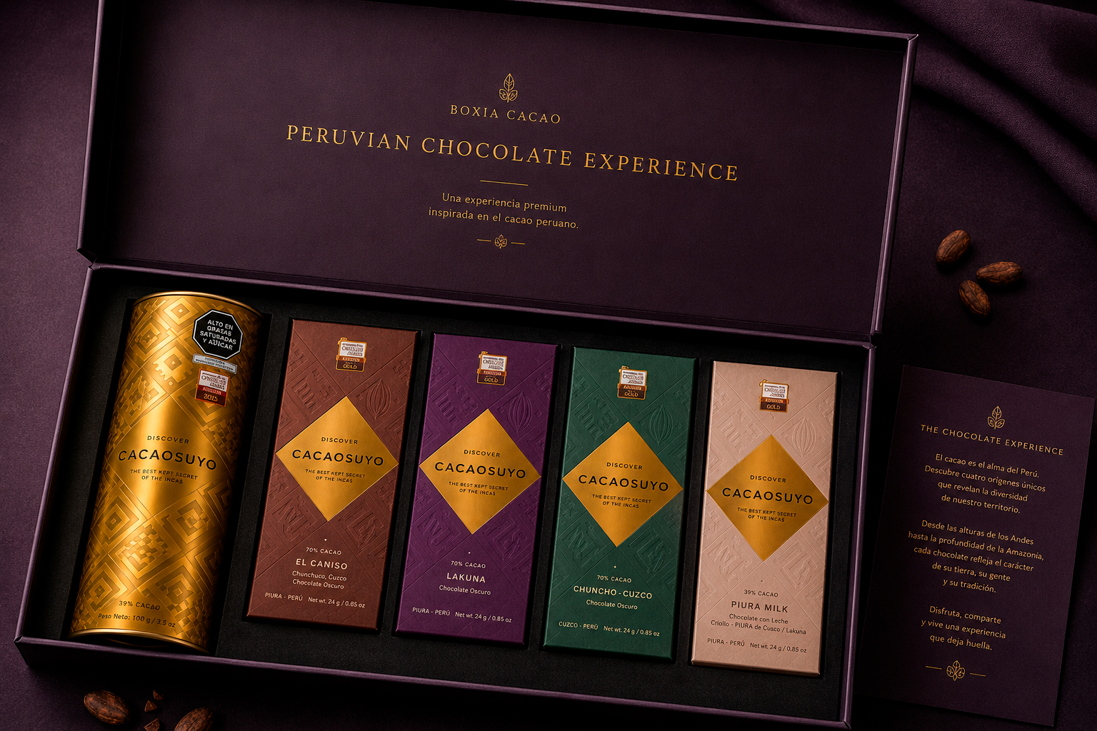 Caja boxia experiencia del chocolate